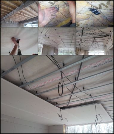 Systme de fixation garantissant l'tanchit  l'air des plafonds et rampant