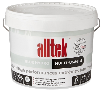 Alltek Blue Hydro, votre enduit professionnel conçu pour le surfaçage en pièces humides