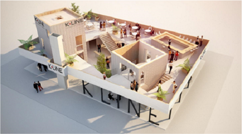 Eco-conception, lgance et innovations pour le stand K-LINE  BATIMAT 2019