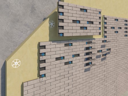 THERMOREAL-GEBRIK Joint Mince - Vêture isolante pour mur aspect brique sans joint