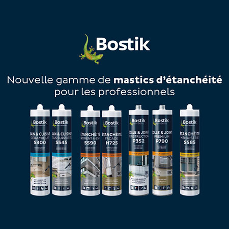 Le nouveau mastic multi-usages BOSTIK P790 colle et joint premium