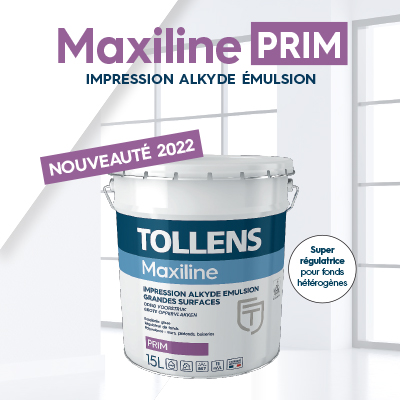La gamme alkyde émulsion Maxiline s’agrandit avec Maxiline Prim !
