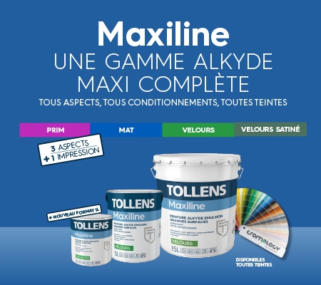 La gamme alkyde émulsion Maxiline s’agrandit avec Maxiline Prim !