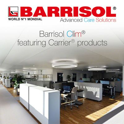 Solutions innovantes de plafonds CVC Barrisol et Carrier