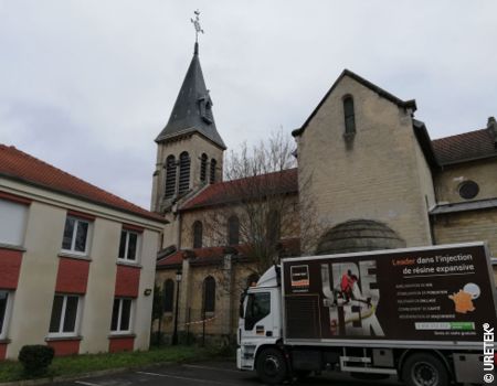 Stabilisation d’une église du XIXe siècle