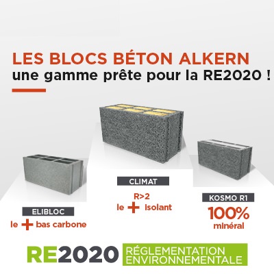 Les blocs béton : une gamme prête pour la RE2020 !