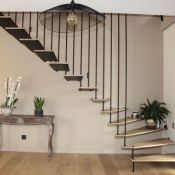 Escalier bois-métal AIR
