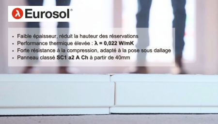 Eurosol de Recticel, la solution thermo-acoustique qui isole tous les planchers