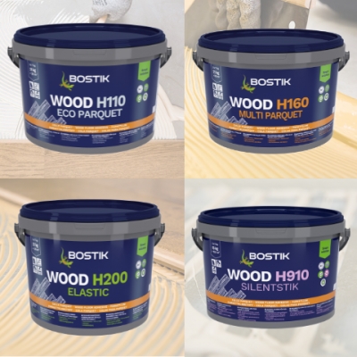 Optez pour la gamme WOOD de Bostik : les colles parquets performantes au service de vos chantiers