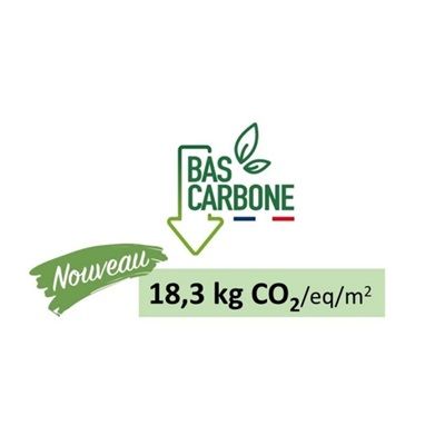 Nouvelle FDES briques bas carbone de 20cm Porotherm  18,3 kg CO2 /m