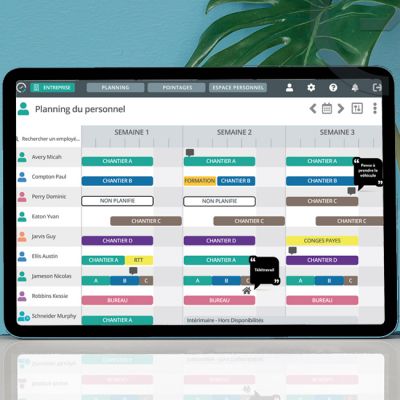 Staff Planning, un outil en ligne pour la gestion des quipes : Pilotez, planifiez, pointez