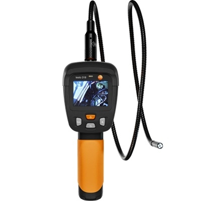 Inspectez les endroits difficiles d'accs avec prcision grce au vidoscope testo 318