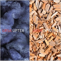 URSA prsente les deux produits de sa nouvelle gamme d'isolants biosourcs : UPTEX & UPWOOD