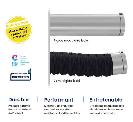 Développez votre activité avec le nouveau conduit de ventilation entretenable