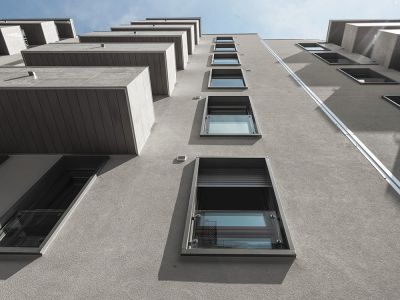 Le précadre fenêtre thermo-isolé de nouvelle génération à garde-corps intégré