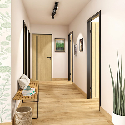 Une nouvelle vision de la porte de communication intérieure