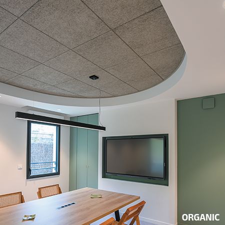 Plafonds acoustiques laine de bois : 15 nouveaux systèmes dévoilés