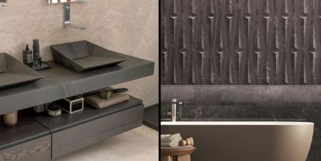 Le charme élégant et raffiné des salles de bains noires