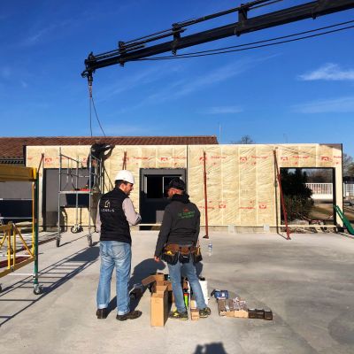 Le mur ossature bois à votre service