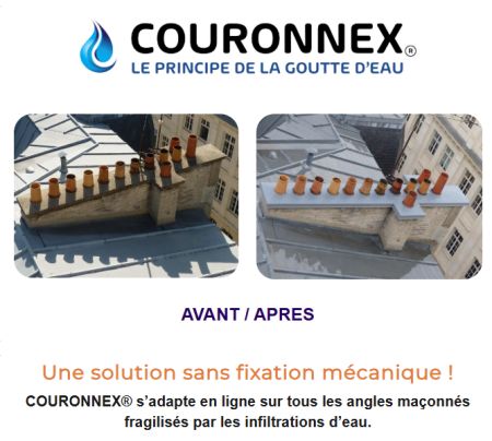 La protection durable et esthétique des couronnements de cheminées en béton