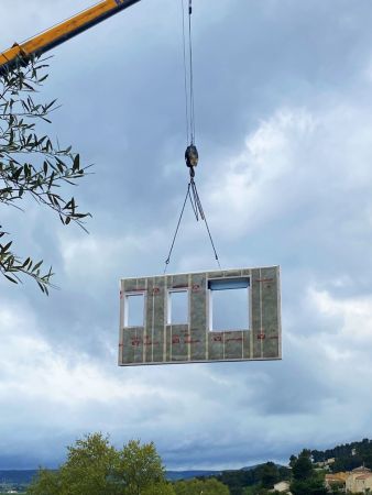Des murs et façades en ossature bois industrialisés