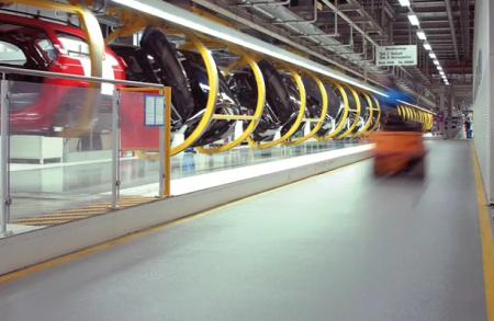 Sols coulés pour bâtiments industriels et tertiaires