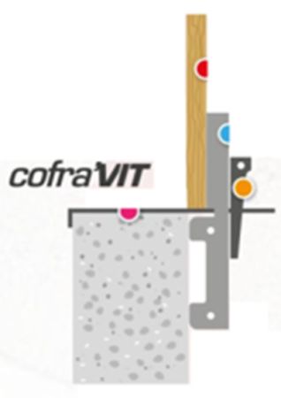 Sabot de coffrage rapide et réutilisable pour dalle béton