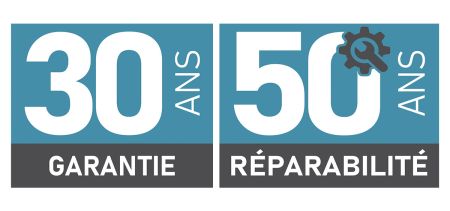 Garantie étendue à 30 ans et réparabilité pendant 50 ans