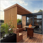 Pergolas, v&eacute;randas, carports : l'aluminium transforme les ext&eacute;rieurs