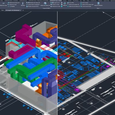 Vos réseaux fluides sont en 3D ? Voici la solution pour en faire de vrais plans 2D rapidement