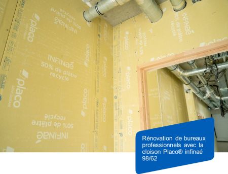 La gamme Placo Infinaé : des solutions issues de l'économie circulaire