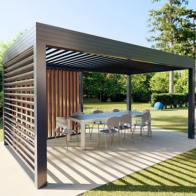 Brise-vue orientable : un atout de confort et de valeur pour les pergolas Profils Systèmes