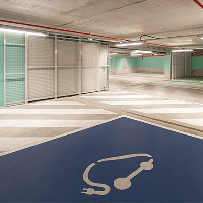 Portes coulissantes D.A.S. de parking
