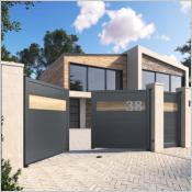 Portail et cl&ocirc;ture : la tendance aluminium effet bois qui r&eacute;chauffe vos ext&eacute;rieurs