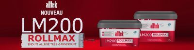 Avec le LM200 ROLLMAX, ALLTEK simplifie l'enduisage intérieur grâce à une application au rouleau