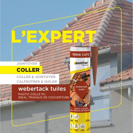 Toitures en tuiles : les solutions Weber pour vos chantiers
