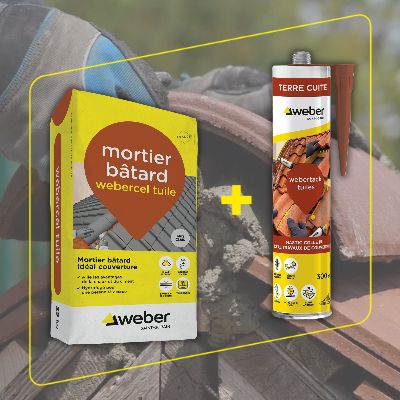 Toitures en tuiles : les solutions Weber pour vos chantiers