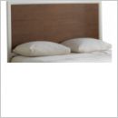 Tête de lit laqué blanc mahogany massif pour lit 140