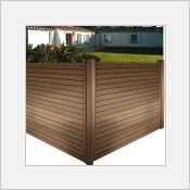 OCEWOOD - La clôture en composite PVC/Bois