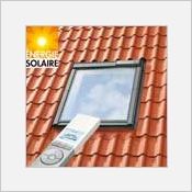 Fenêtre de toit Velux - Fenêtre motorisée à énergie solaire