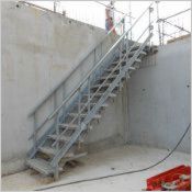 Escalier de chantier