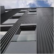 Zoom sur la facade aluminium LOOK BUILDING par LOOK METAL