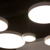 Cercle lumineux LED suspension 2