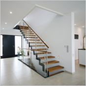 Escalier métallique modèle Ferro - Escalier contemporain bois métal