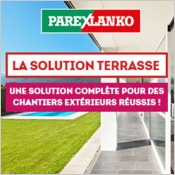 Prparer, coller, jointoyer et protger : la solution terrasse Parexlanko