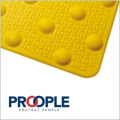 Nouvelle Dalle Podotactile Universelle. Accès à la fiche descriptive ci-dessous.