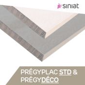 SINIAT - PRÉGYPLAC  - Plaque de plâtre