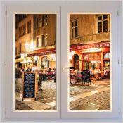 Fentre virtuelle lumineuse - Trompe-l'oeil