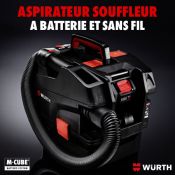 Aspirateur souffleur à batterie - Compact et portatif