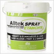 Alltek Spray Etanch'R, votre enduit professionnel pour une étanchéité à l'air durable ! 